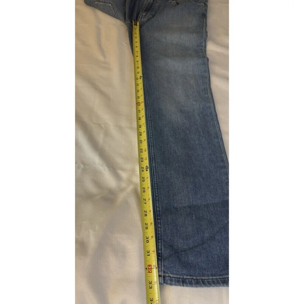 PAIGE Federal Jeans Mens 33x33 Medium Wash Slim Straight 5 Pocket Stretch Denim